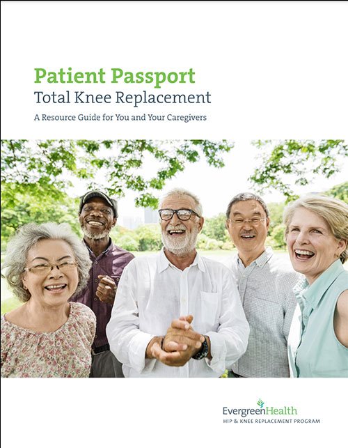 total knee replacement patient passport brochure